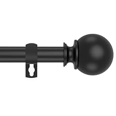 Black curtain poles for sale  Delivered anywhere in UK