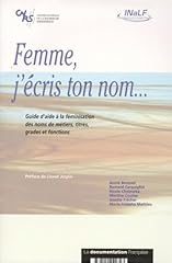 Femme ecris nom... d'occasion  Livré partout en Belgiqu