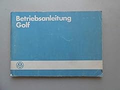 Golf betriebsanleitung deutsch gebraucht kaufen  Wird an jeden Ort in Deutschland