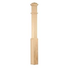 Hardwood newel post for sale  Delivered anywhere in USA 