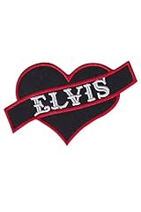 Elvis heart patch for sale  Delivered anywhere in UK