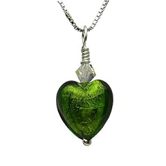 Peridot green murano for sale  Delivered anywhere in UK