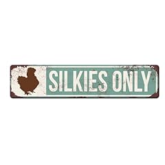 Wood sign silkies for sale  Delivered anywhere in USA 