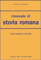 Manuale storia romana. usato  Spedito ovunque in Italia 