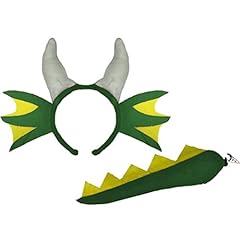 Green dragon headband for sale  Delivered anywhere in UK