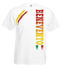 Vestipassioni T-Shirt BENEVENTO Tifosi Città Italiane Sport Anche per Bambini (Bianco 10 Anni) usato  Spedito ovunque in Italia 