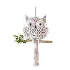 Manmaohe owl macrame for sale  Delivered anywhere in USA 