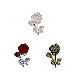 3pcs rose enamel for sale  Delivered anywhere in USA 