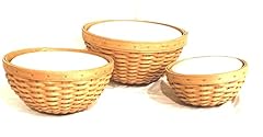 Longaberger bowl basket for sale  Delivered anywhere in USA 