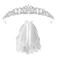 Piece crystal crown for sale  Delivered anywhere in UK
