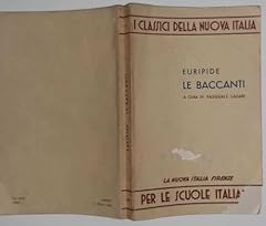 Euripide. baccanti usato  Spedito ovunque in Italia 