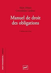 Manuel droit obligations d'occasion  Livré partout en France