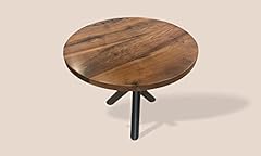 Round walnut industrial for sale  Delivered anywhere in UK