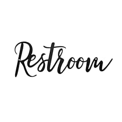 Restroom sign decor for sale  Delivered anywhere in USA 