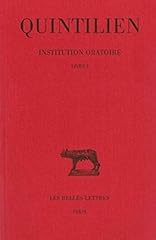 Institution oratoire tome d'occasion  Livré partout en France