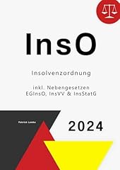 Insolvenzordnung inso insolven gebraucht kaufen  Wird an jeden Ort in Deutschland