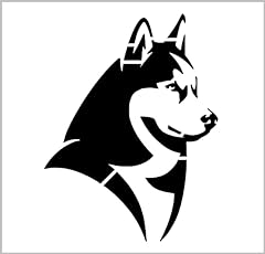 Siberian husky stencil for sale  Delivered anywhere in USA 