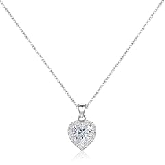 Silver heart necklace for sale  Delivered anywhere in USA 