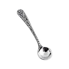 Floral salt spoon for sale  Delivered anywhere in UK