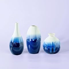 Blue white ceramic for sale  Delivered anywhere in USA 