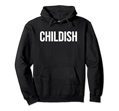 Childish pullover hoodie for sale  Delivered anywhere in UK
