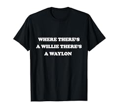 Willie waylon shirt for sale  Delivered anywhere in USA 