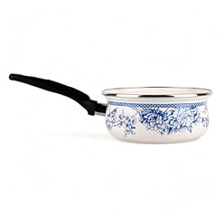 Enamel saucepan vintage for sale  Delivered anywhere in USA 