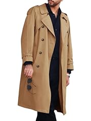 Runcati mens trench for sale  Delivered anywhere in USA 