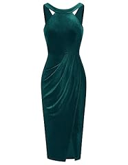 Halterneck velvet dress for sale  Delivered anywhere in UK