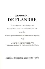 Armorial flandre hainaut d'occasion  Livré partout en France