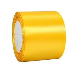 Satinband goldgelb 75mm gebraucht kaufen  Wird an jeden Ort in Deutschland