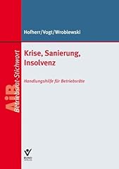 Krise sanierung insolvenz gebraucht kaufen  Wird an jeden Ort in Deutschland