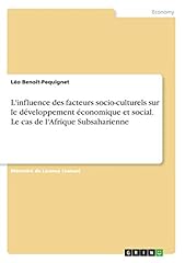 Influence facteurs socio d'occasion  Livré partout en France