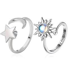 Dwfeyoi 2pcs argento usato  Spedito ovunque in Italia 