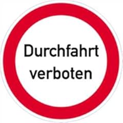 Schild durchfahrt verboten gebraucht kaufen  Wird an jeden Ort in Deutschland
