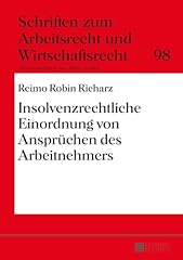 Insolvenzrechtliche einordnung d'occasion  Livré partout en Belgiqu
