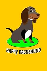 Happy dachshund notebook for sale  Delivered anywhere in UK