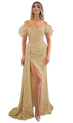 Sequin shoulder prom for sale  Delivered anywhere in USA 