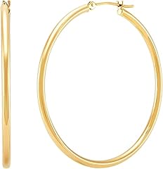 14k gold hoop for sale  Delivered anywhere in USA 