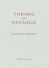 Theorie paysage d'occasion  Livré partout en France