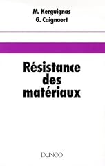 Resistance materiaux. 4eme d'occasion  Livré partout en Belgiqu