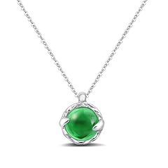 Circle emerald necklace for sale  Delivered anywhere in UK