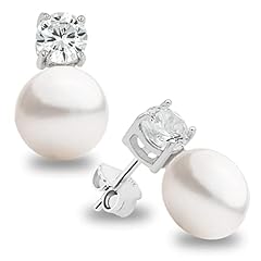 Women pearl stud for sale  Delivered anywhere in UK