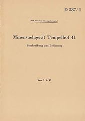 587 minensuchgerät tempelhof gebraucht kaufen  Wird an jeden Ort in Deutschland