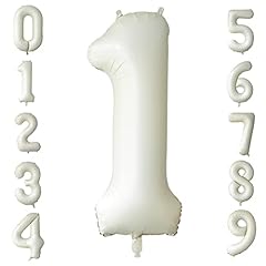 Cream number balloons for sale  Delivered anywhere in UK