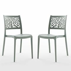 Chaises flora résine d'occasion  Livré partout en France