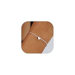 Chicsilver heart bracelets for sale  Delivered anywhere in USA 