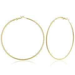 Large hoop earrings for sale  Delivered anywhere in UK