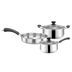 3pcs set stainless for sale  Delivered anywhere in USA 