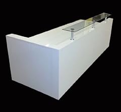 Reception desk white for sale  Delivered anywhere in UK